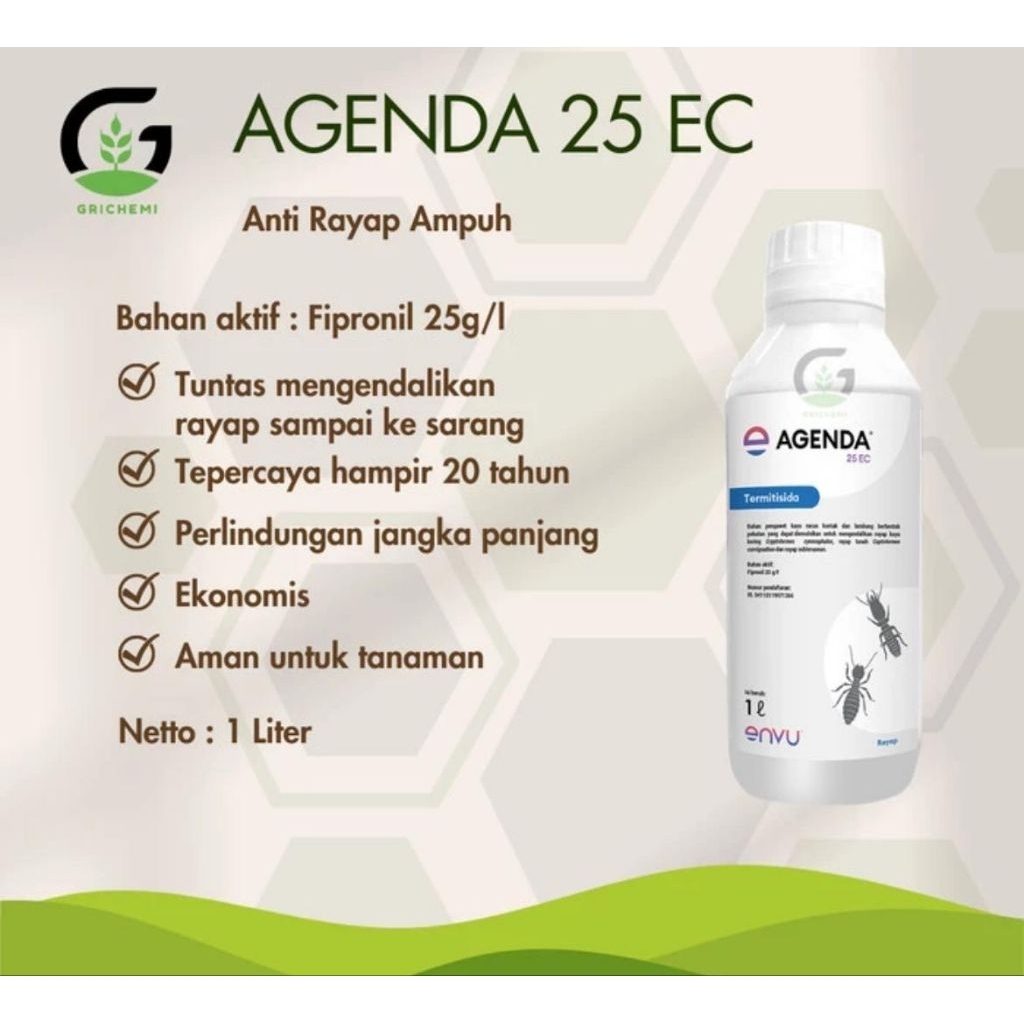 AGENDA Insektisida anti rayap AGENDA 1ltr envu bayer asli
