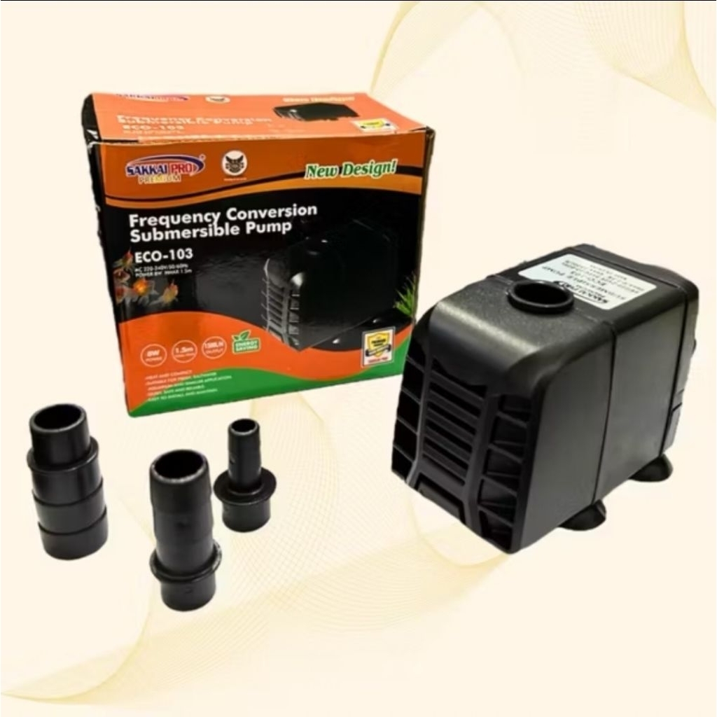 Sakkai Pro ECO-103/ SUBMERSIBLE PUMP SAKKAI  PRO ECO-103/ POMPA AIR AQUARIUM SAKKAI PRO  ECO-103