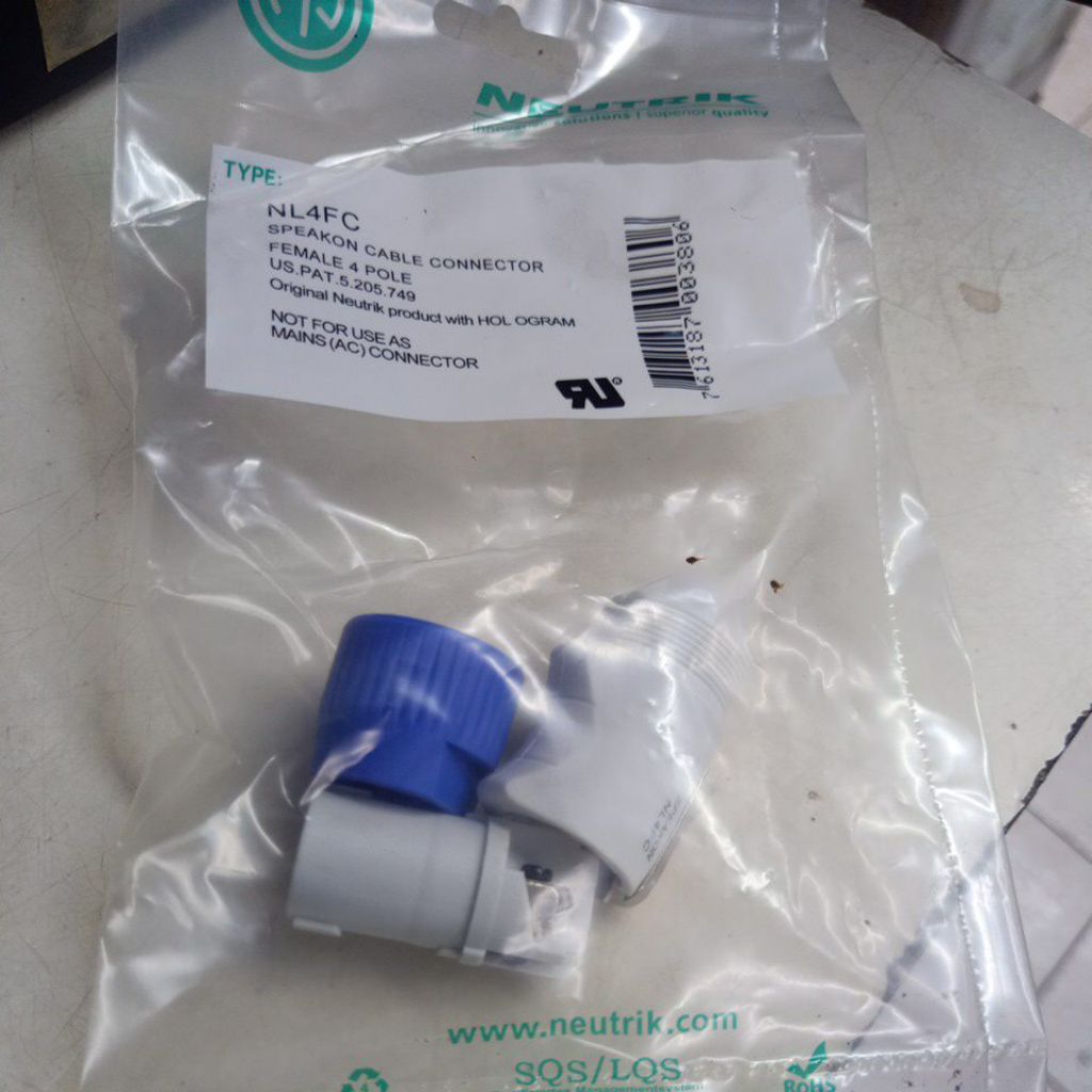 Jeck Speakon Connector NL4FC