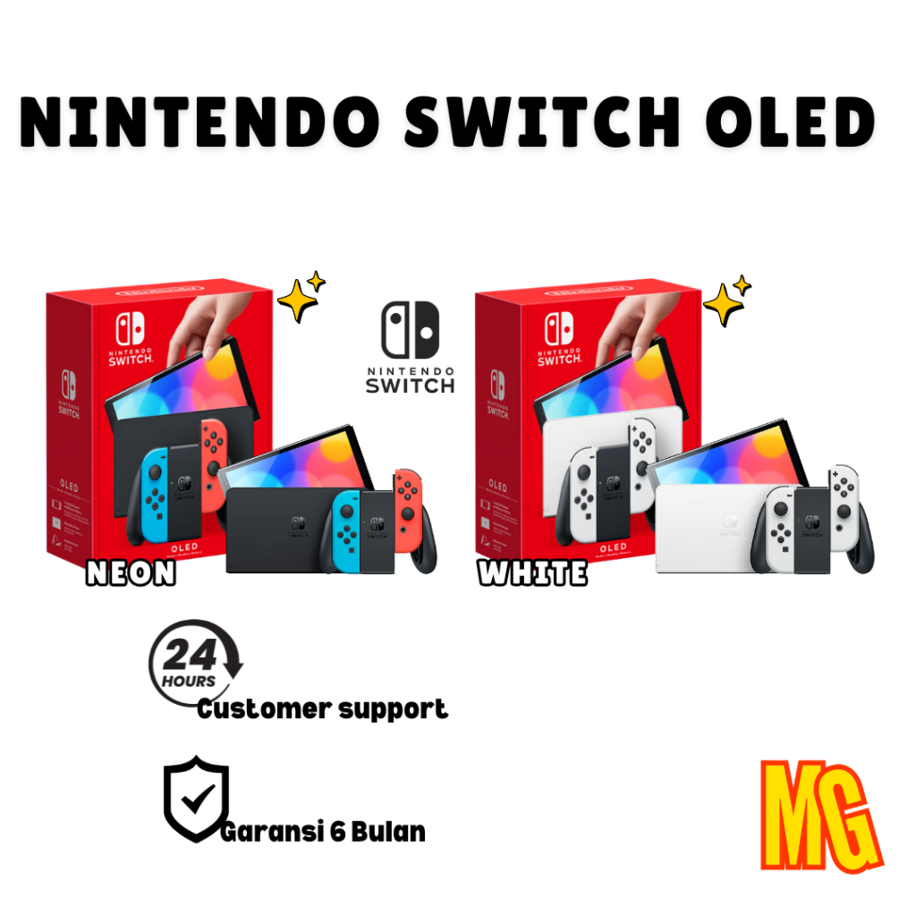 Nintendo Switch OLED Neon / White OFW