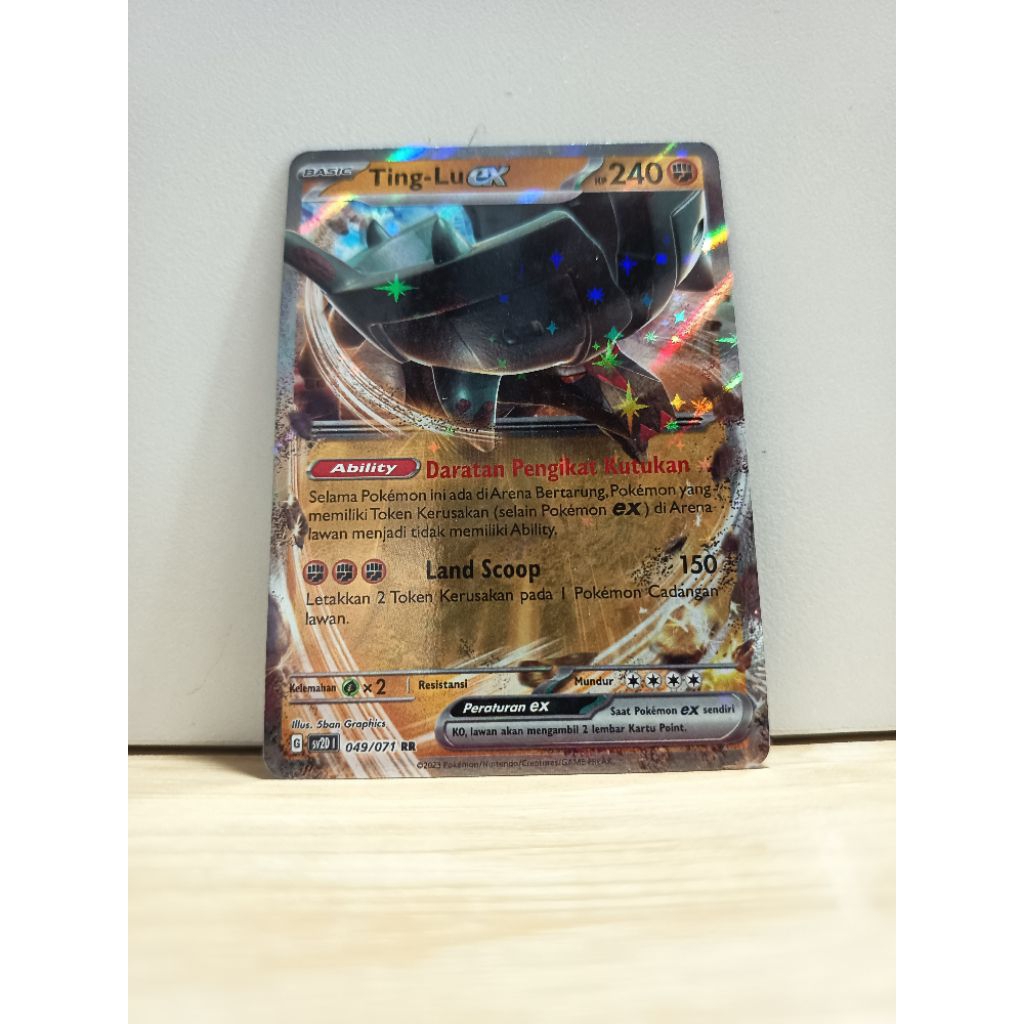 Kartu Pokemon Ting-Lu EX Original
