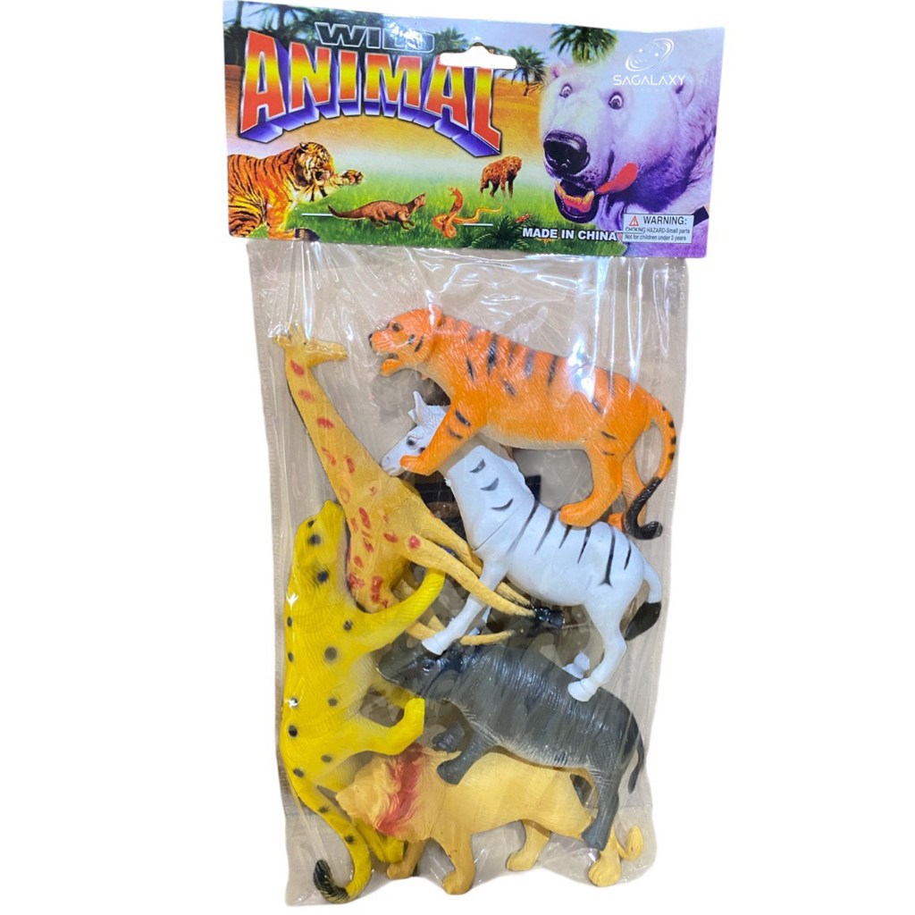 Mainan Hewan isi 6 Wild Animal