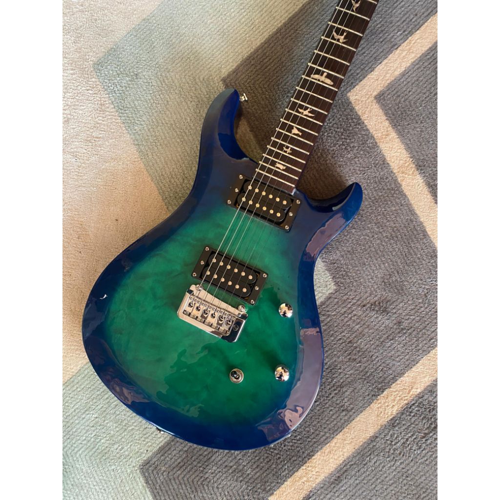 Gitar PRS green blue custom