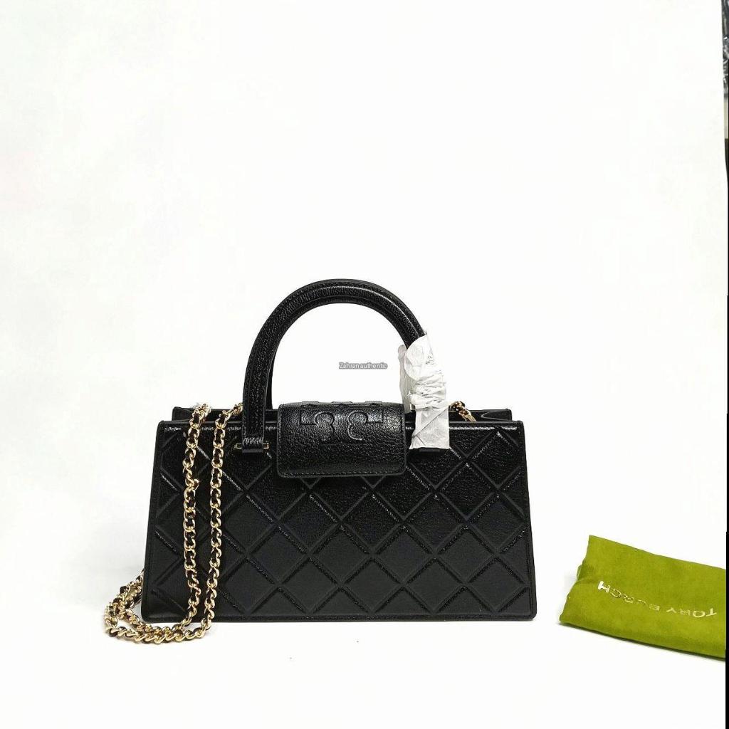 Tas Wanita Tb Fleming East West Tote Black Original