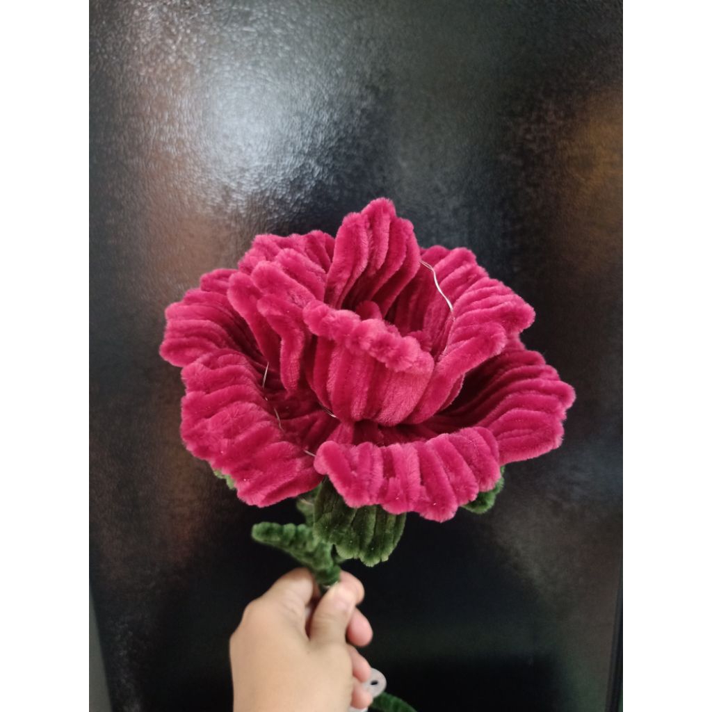 Lampu tidur kawat bulu / lampu hias / lampu meja  / pipe cleaner flower