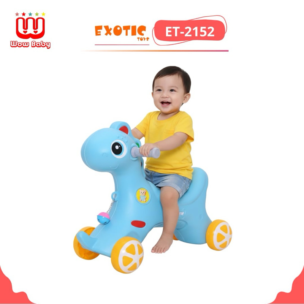 READY STOCK Exotic ET-2152 Kuda Kudaan Anak Plastik 2 Warna