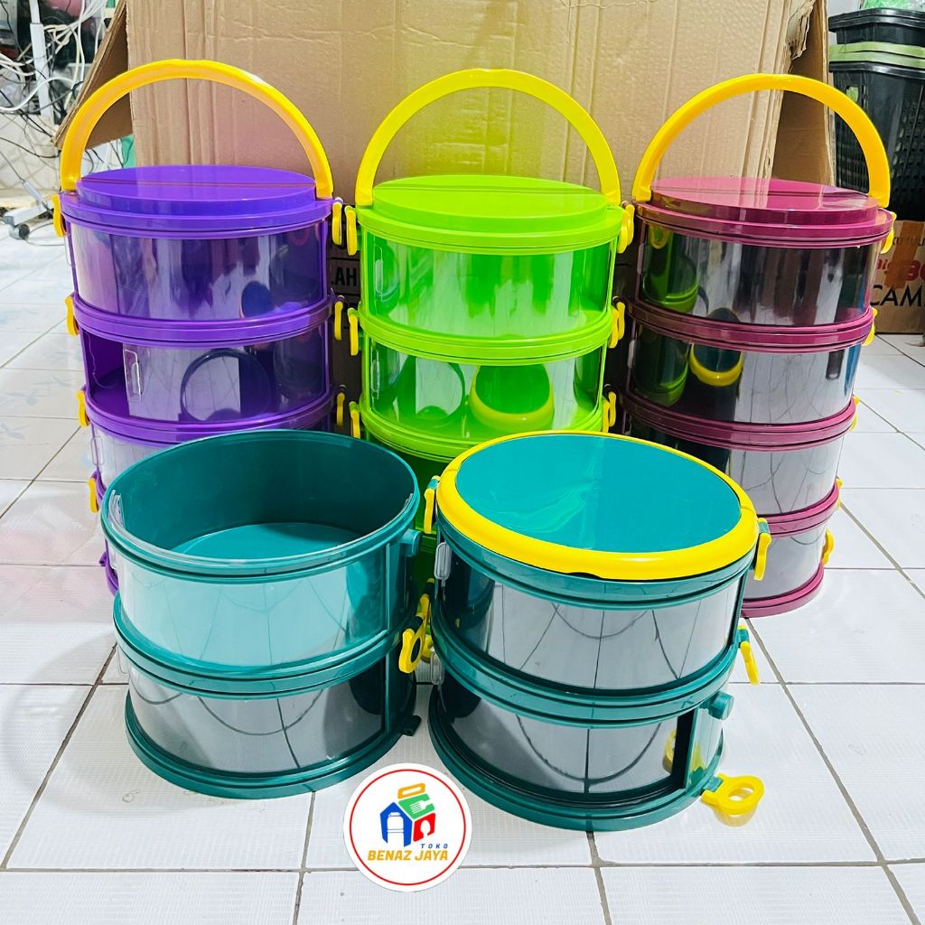 TUDUNG SAJI 4 SUSUN/TEMPAT WADAH PENYIMPANAN MAKANAN TINGKAT SUSUN