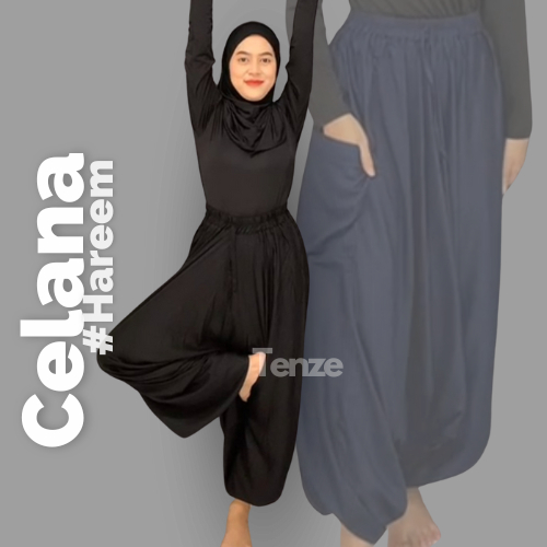 Celana Harem Rok Sirwal Bawahan Yoga Nyaman Untuk Santai & Meditasi Tbk