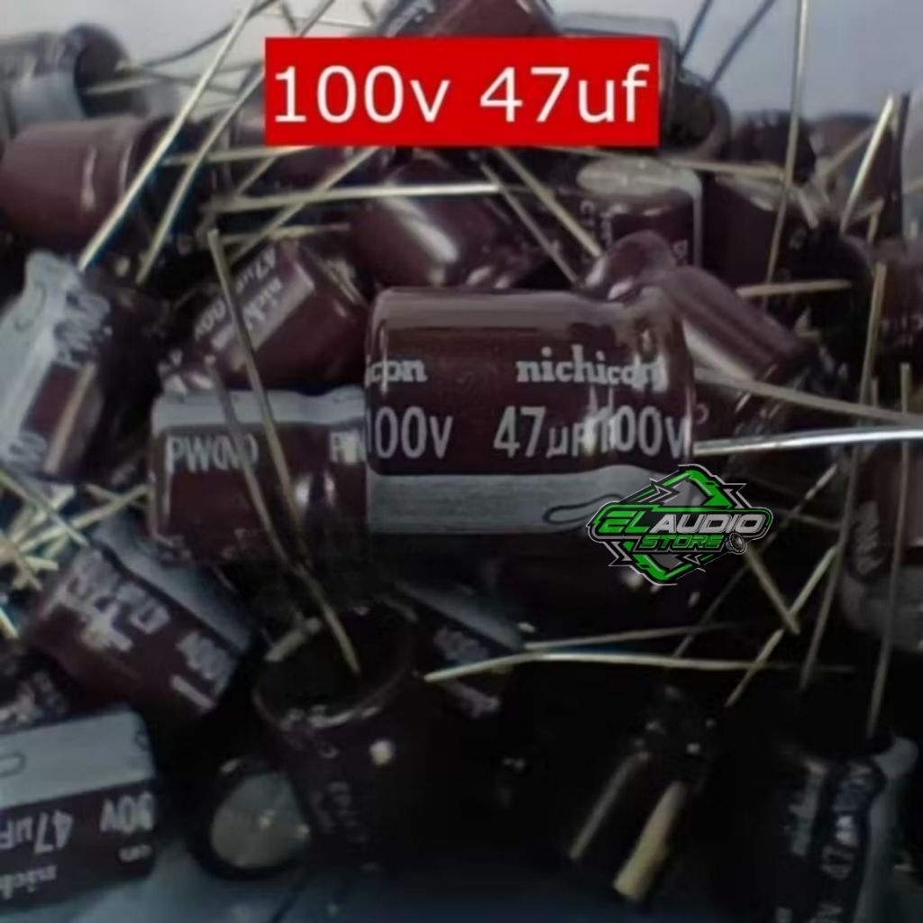 Elco Capasitor 100v 47uf Elko Kapasitor Kualitas Bagus