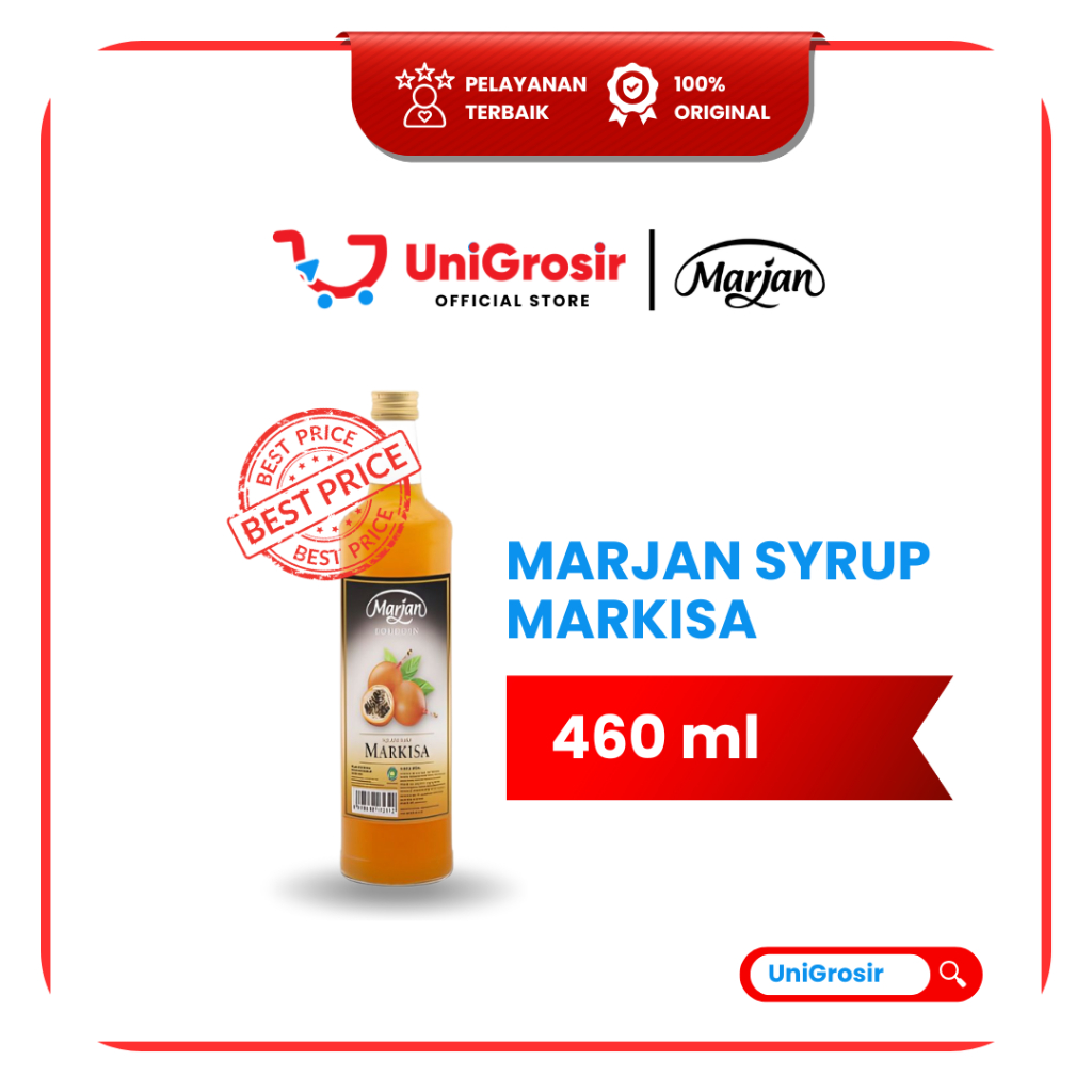 [UniGrosir] MARJAN SYRUP MARKISA SIRUP MARQUISA MARKISSA ~ 460 ml