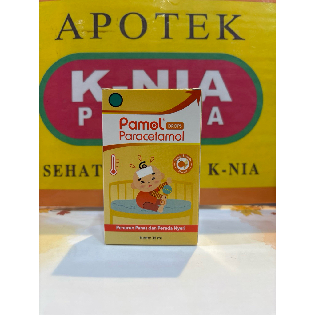 PAMOL Drop Paracetamol 15 ml - penurun panas anak