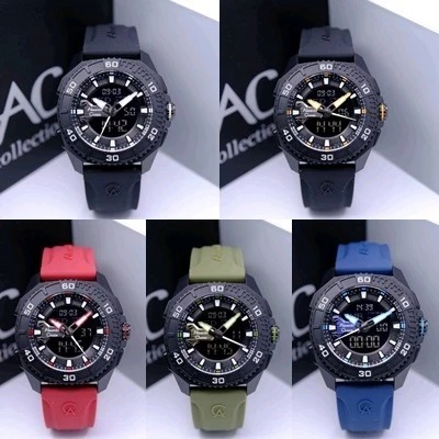 Jam Tangan Pria Alexandre Christie AC 9502 AC9502 Original Garansi Resmi 1 Tahun - Rubber