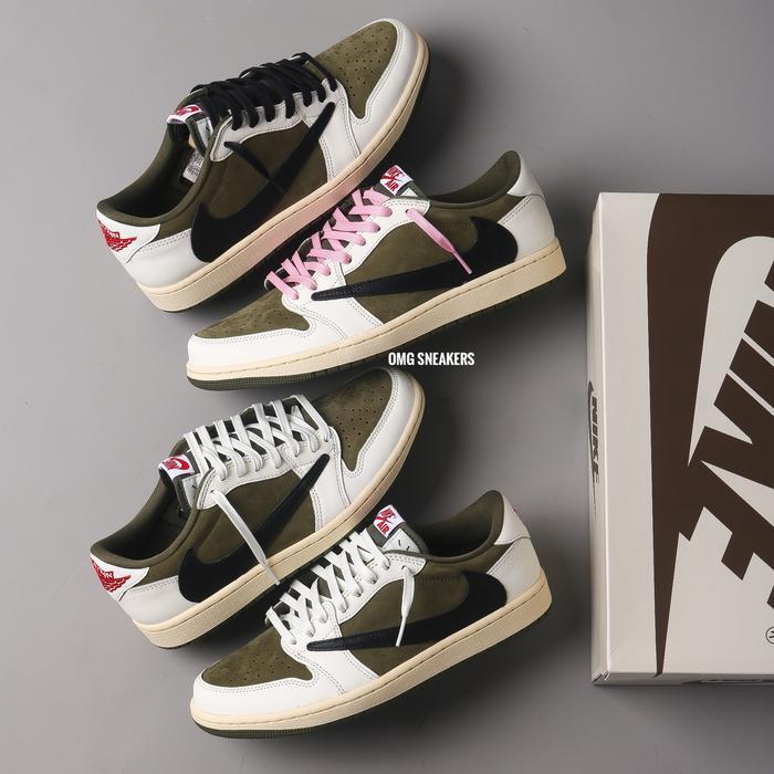 Air Jordan 1 Low OG Travis Scott Medium Olive - BNIB Original 100%