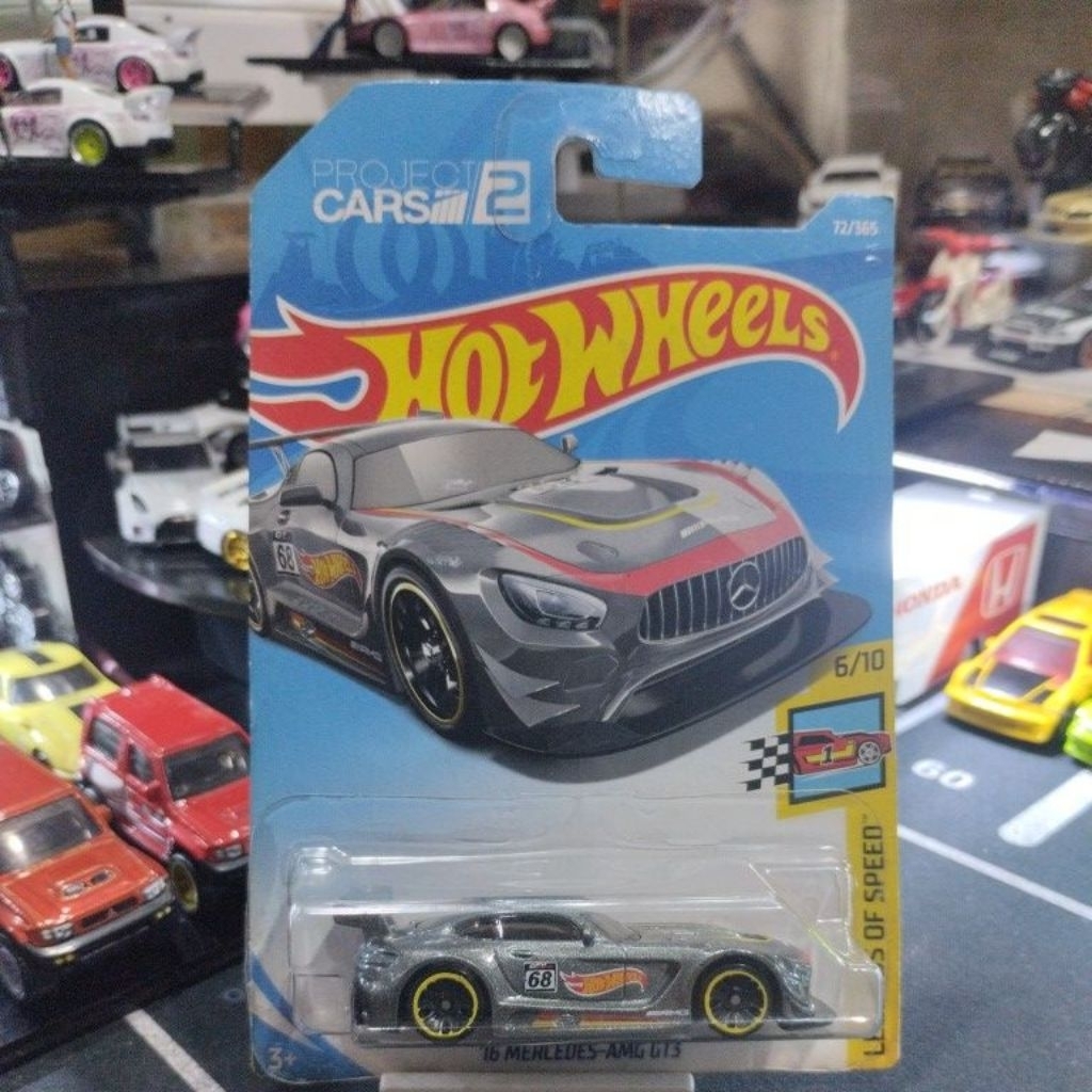 HOT WHEELS MERCEDES AMG GT3 GREY (146)