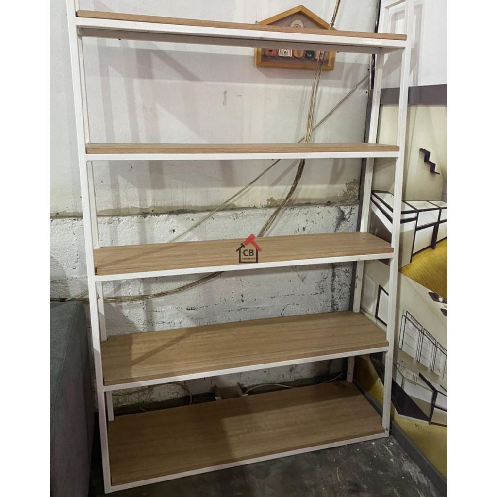 READY STOCK RAK PUTIH BESI SERBAGUNA / RAK BESI / RAK SERBAGUNA / RAK MULTIFUNGSI