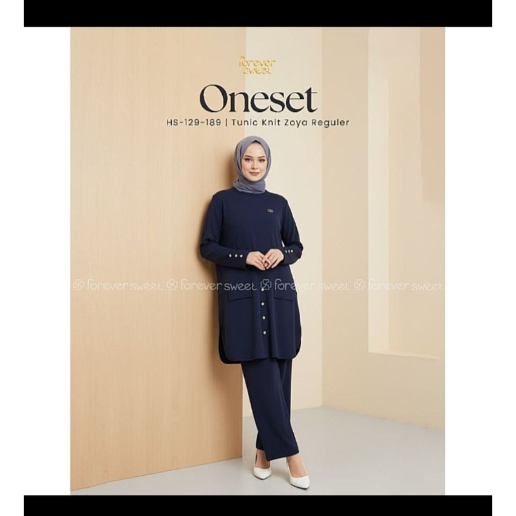 One set harian/One set Tunik Knit /Forever sweet