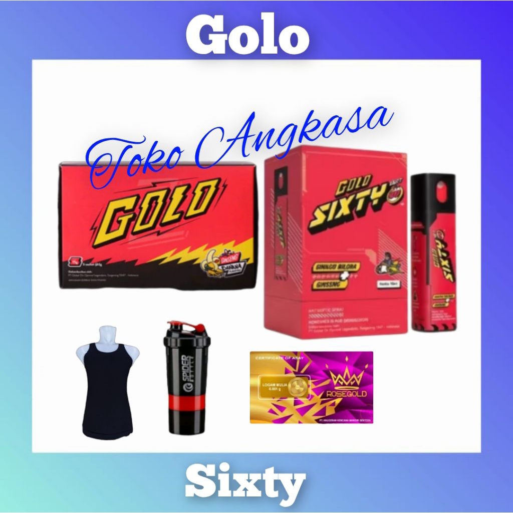 1 BOX GOLO GINSENG - GOLO SIXTY MISTER GOLO GINSENG