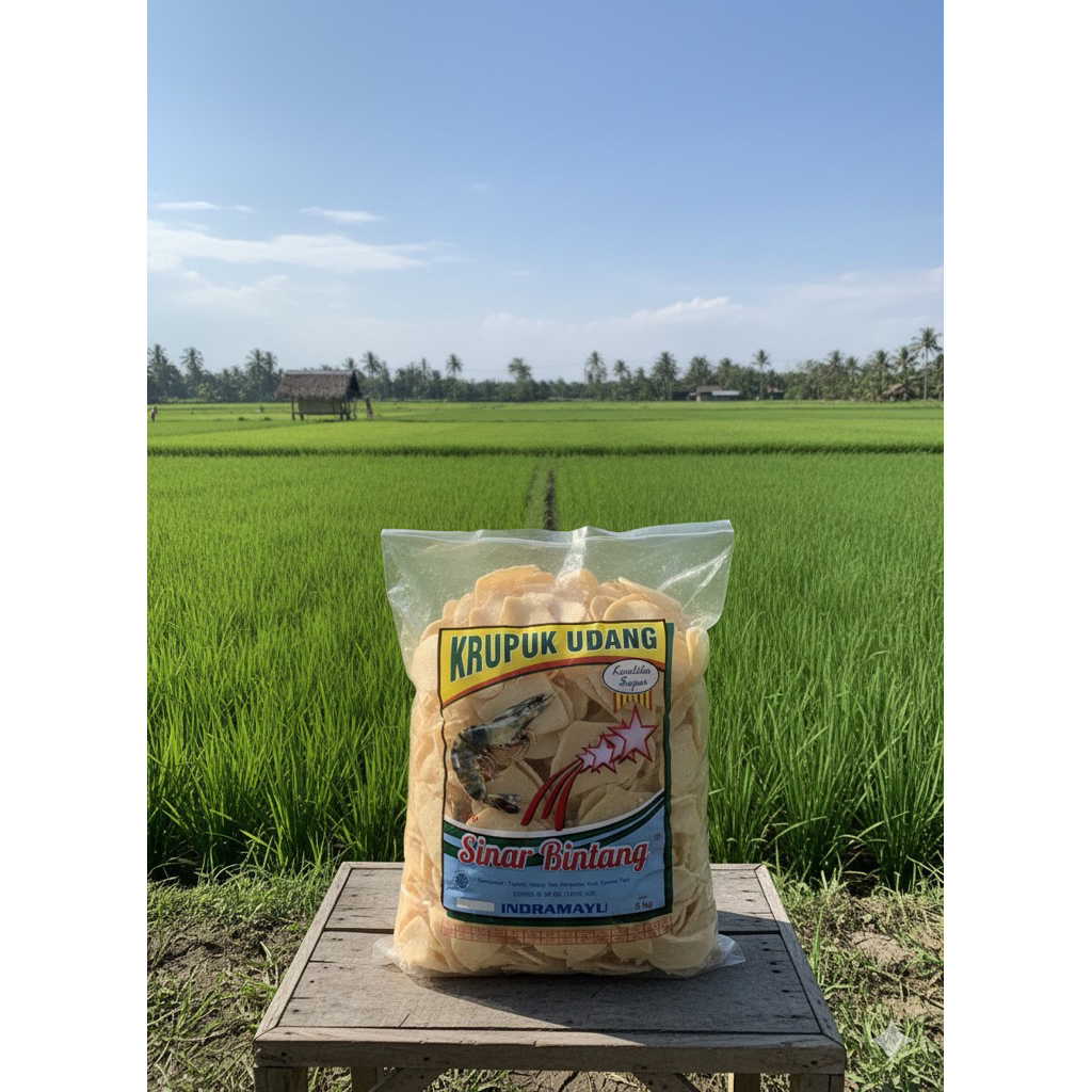 kerupuk udang sinar bintang 5 kg