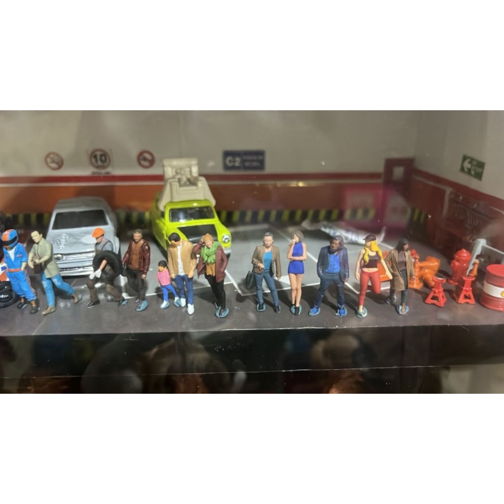 Set Figure Diorama Hotwheels