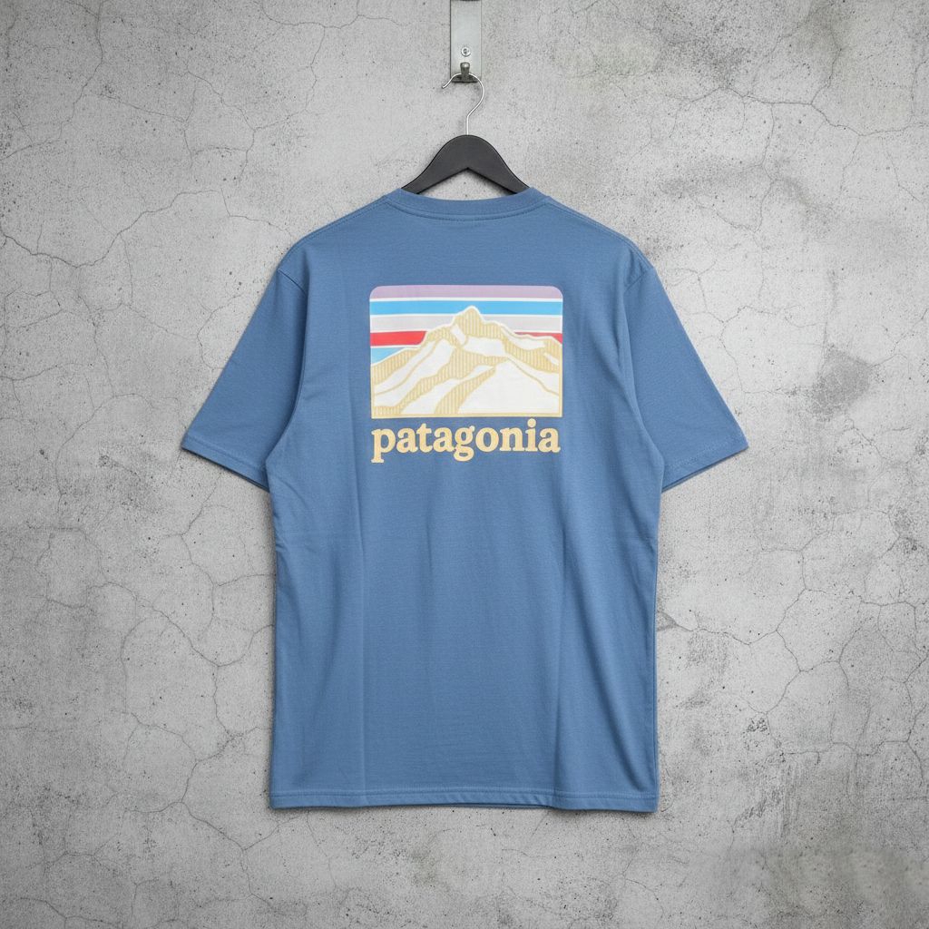 Patagonia Full Tag Label Catton Combad 24s Ts Lengan Pendek Unisex