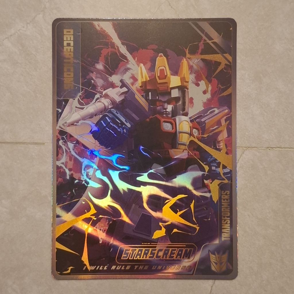 BLOKEES Defender Version Vol 2 Special Collector, Post card, Super Secret Starscream