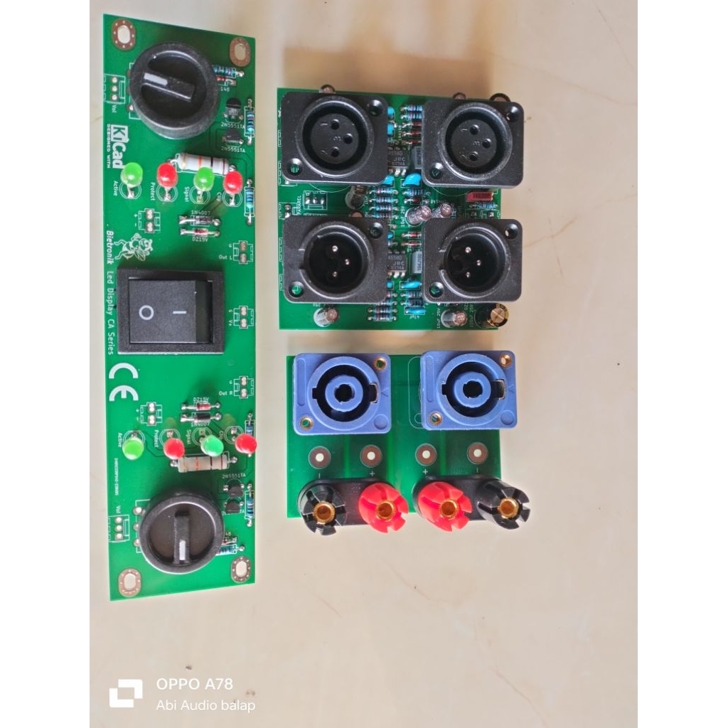 Panel depan dan belakang bok power 3u Ca 20 lengkap tinggal pasang