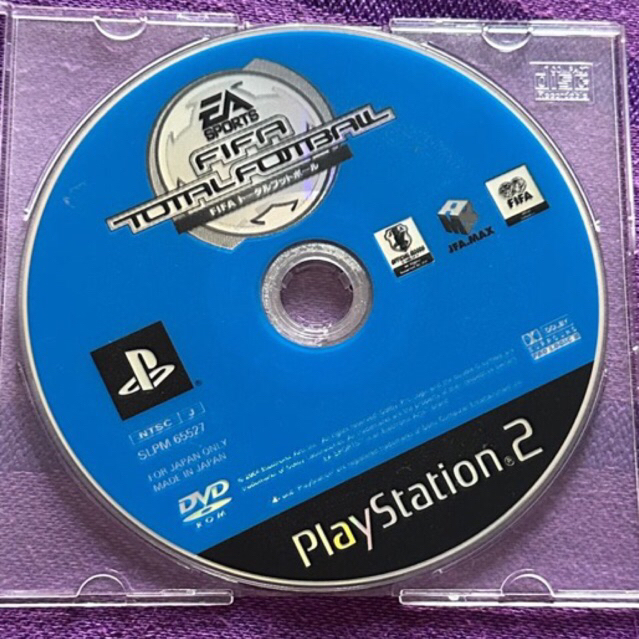 kaset ps2 ori japan fifa total football