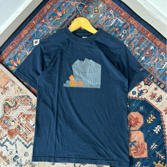 Kaos DcShoesCoUsa Navy Second