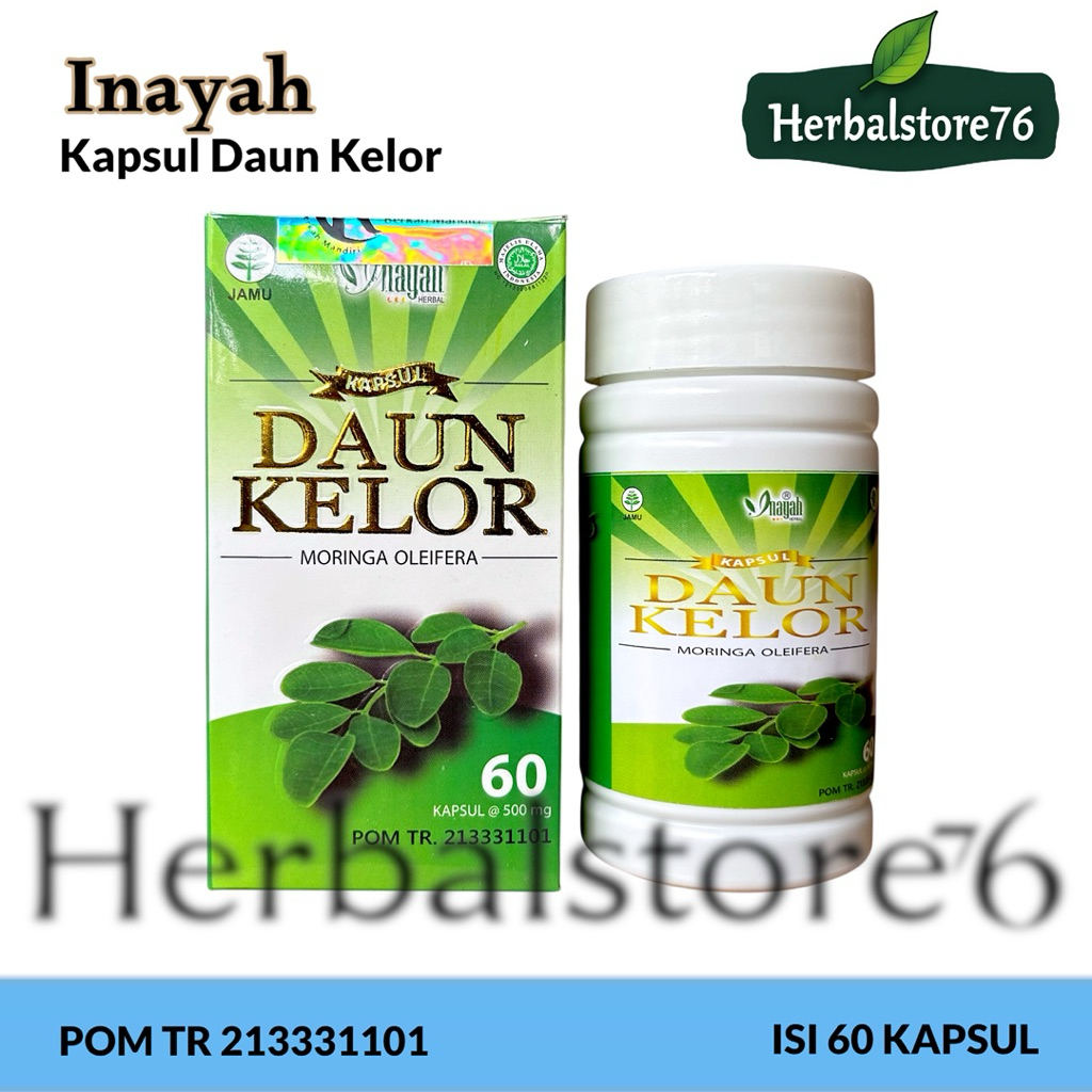 Kapsul Daun kelor Inayah BPOM