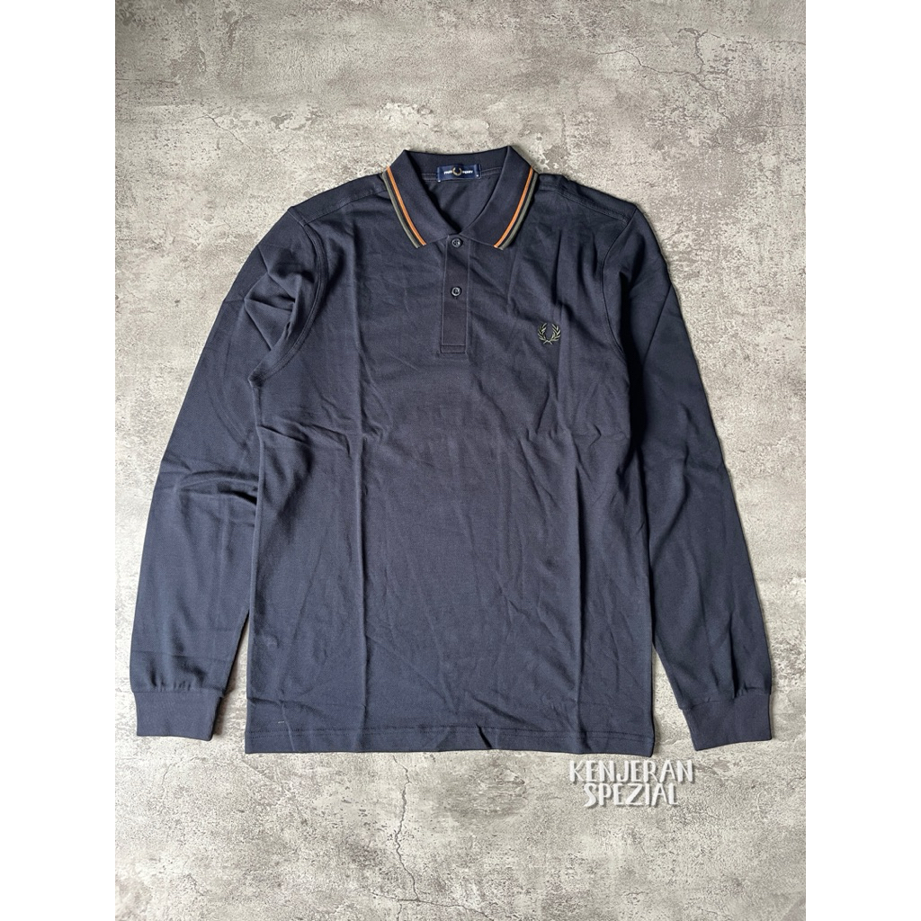 Poloshirt Fred Perry Taped Longsleeve Original