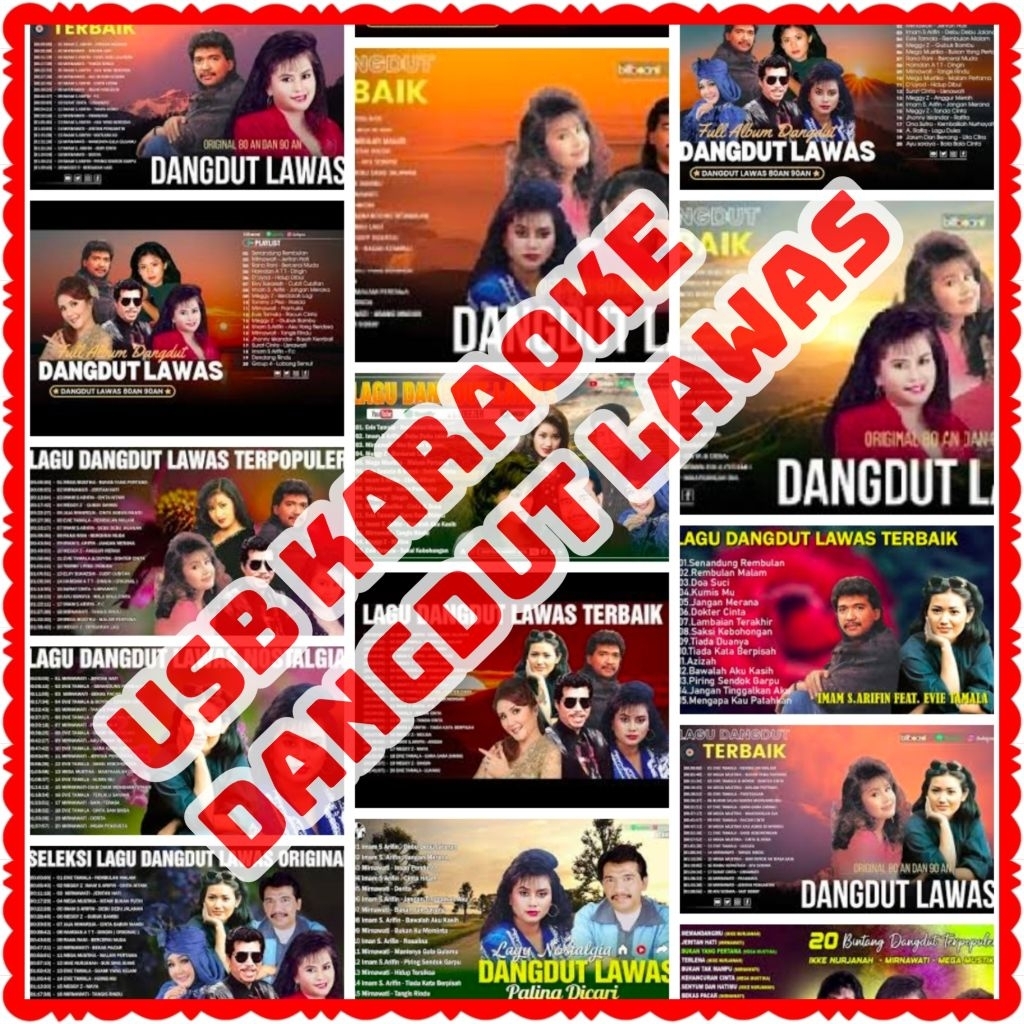 MP3 MP4 MP5-USB FLASH DISK ISI LAGU DANGDUT LAWAS KARAOKE