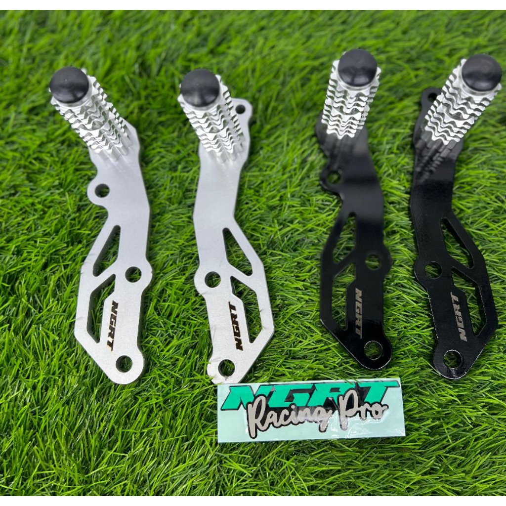 Pijakan Injakan Plat Besi/ Pelat Besi NGRT Breket Step Boncengan Belakang Lipat Underbone Satria Fu 
