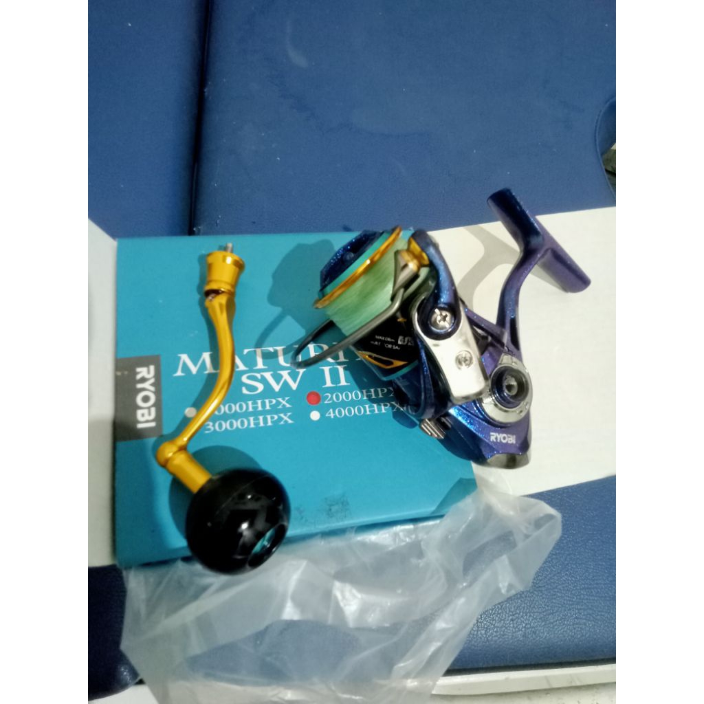 Reel Ryobi maturity sw2 2000 second kondisi like new