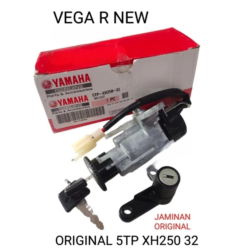 KEY SET / KUNCI KONTAK PLUS KUNCI JOK VEGA R NEW [5TP-XH250-32] ORIGINAL YGP YAMAHA GENUINE PARTS