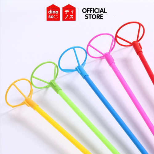 DINOSO Stik Balon Karet Foil Besar 1pcs