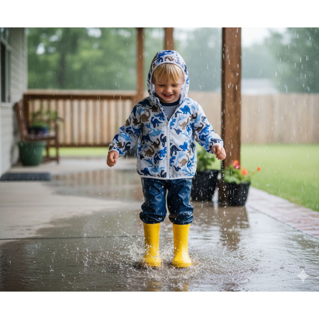 jaket hujan parasut 90 (2t) sd  130 (7/8t) packable