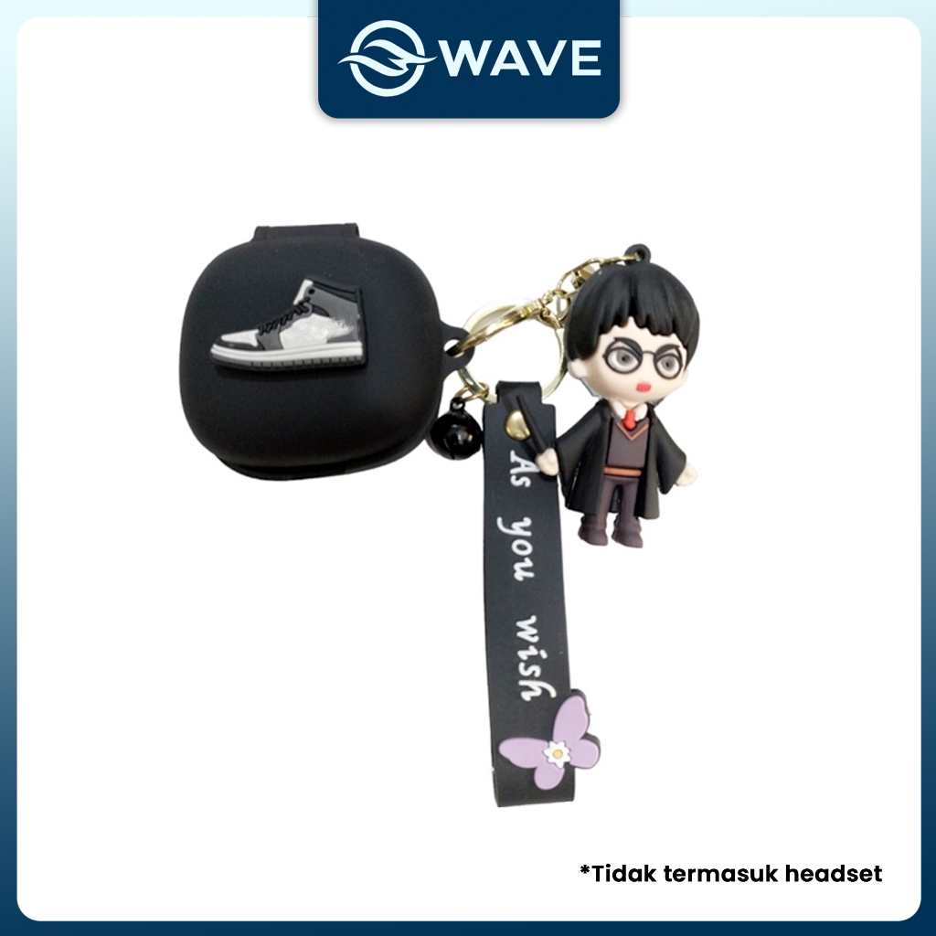 [R50i] Case Karakter Soundcore R50i Jordan Hitam Premium Quality Soft Silicon Gan50