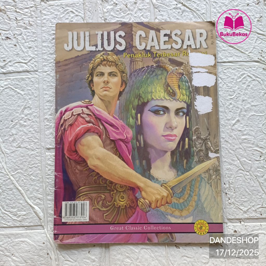 Julius Caesar Penakluk Terbesar Romawi - Great Classic Collections Pustaka Lebah - Buku Cerita Komik