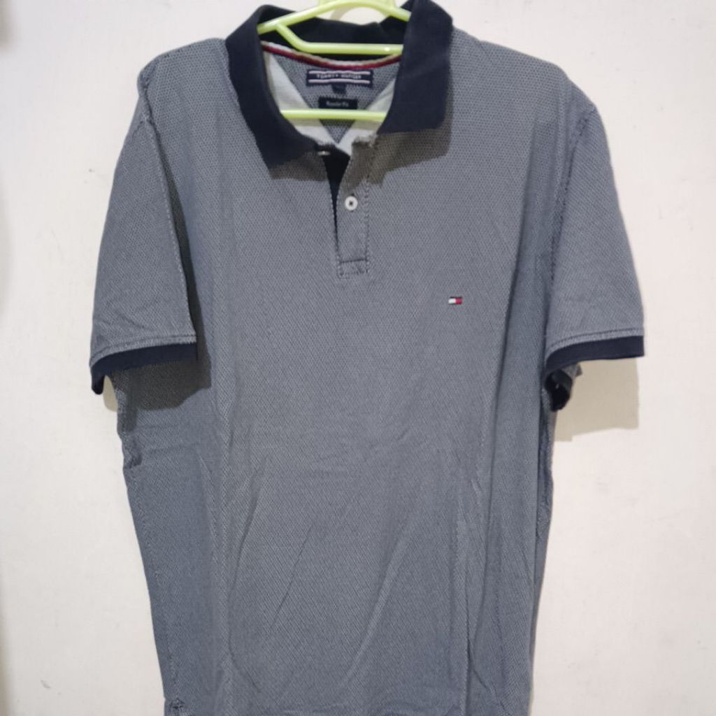 Kaos Polo Tommy Hilfiger lengan pendek second untuk Prua dan Wanita