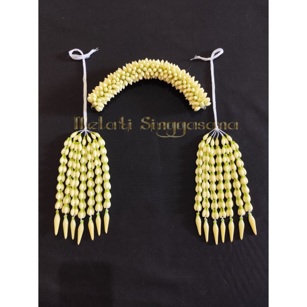 Bando Rumbai Pengantin Minang Melati imitasi mirip asli