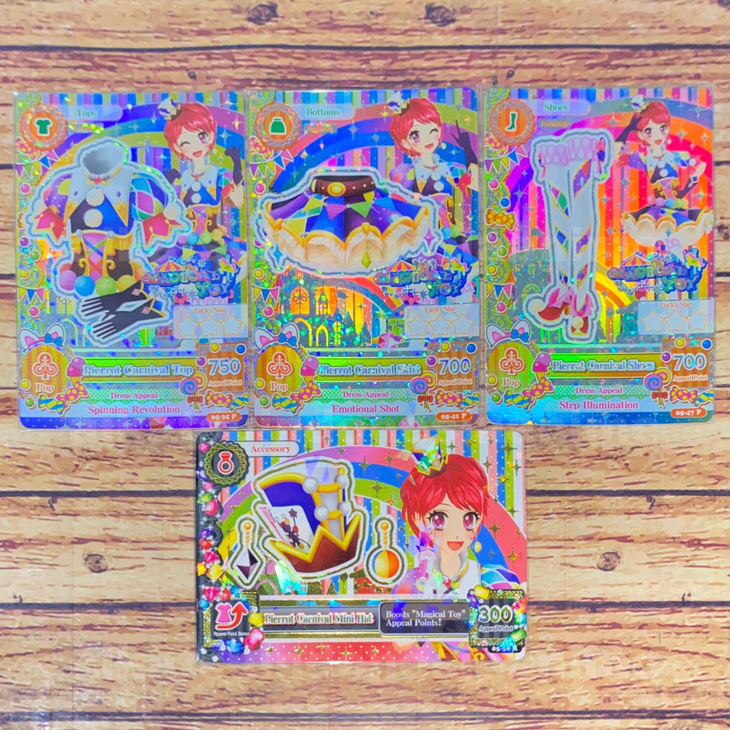 Aikatsu Kaede Ichinose Premium Magical Toys Pierrot Carnival Set with Acc