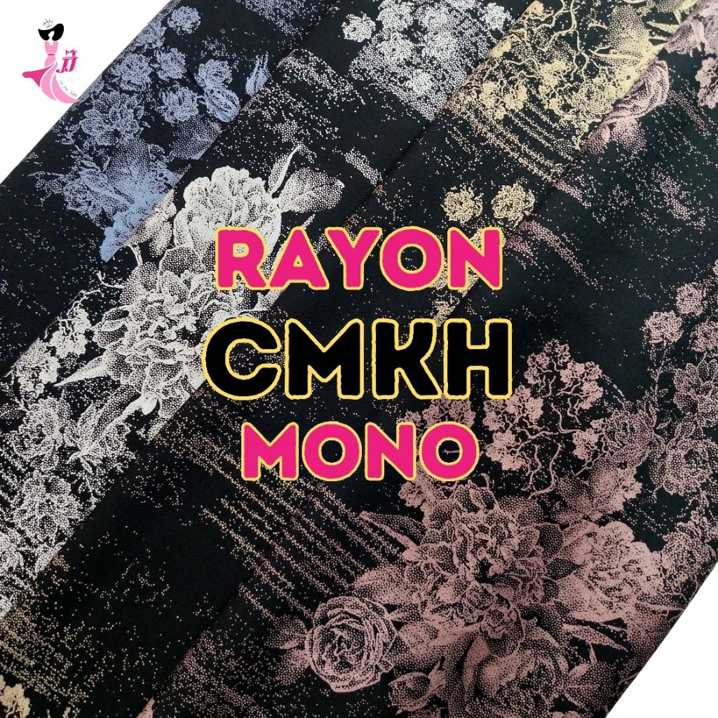 rayon monochrome / viscose monochrome / rayon viscose premium / kain rayon / kain viscose premium