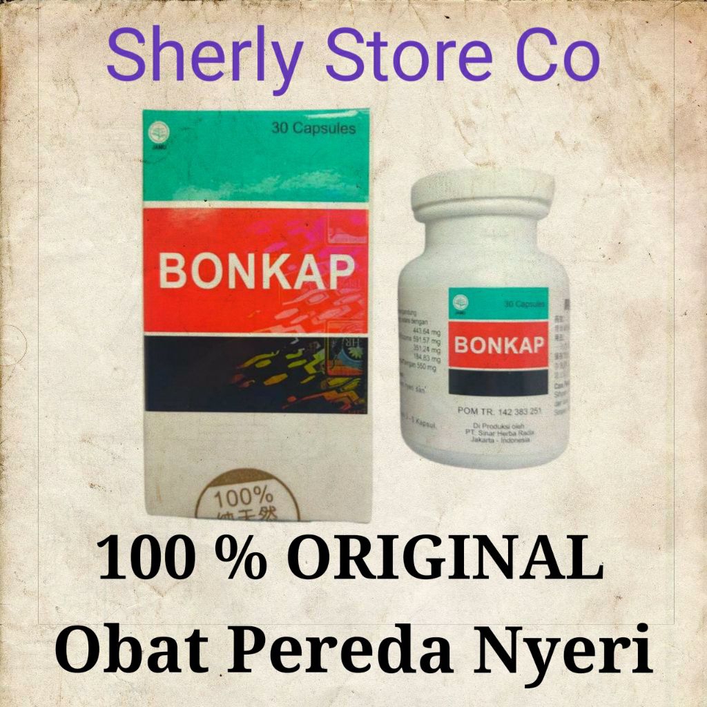 Bonkap Obat Patah Tulang - Bonkap The Musk Fracture Bone Joining Pill Obat Pereda Nyeri