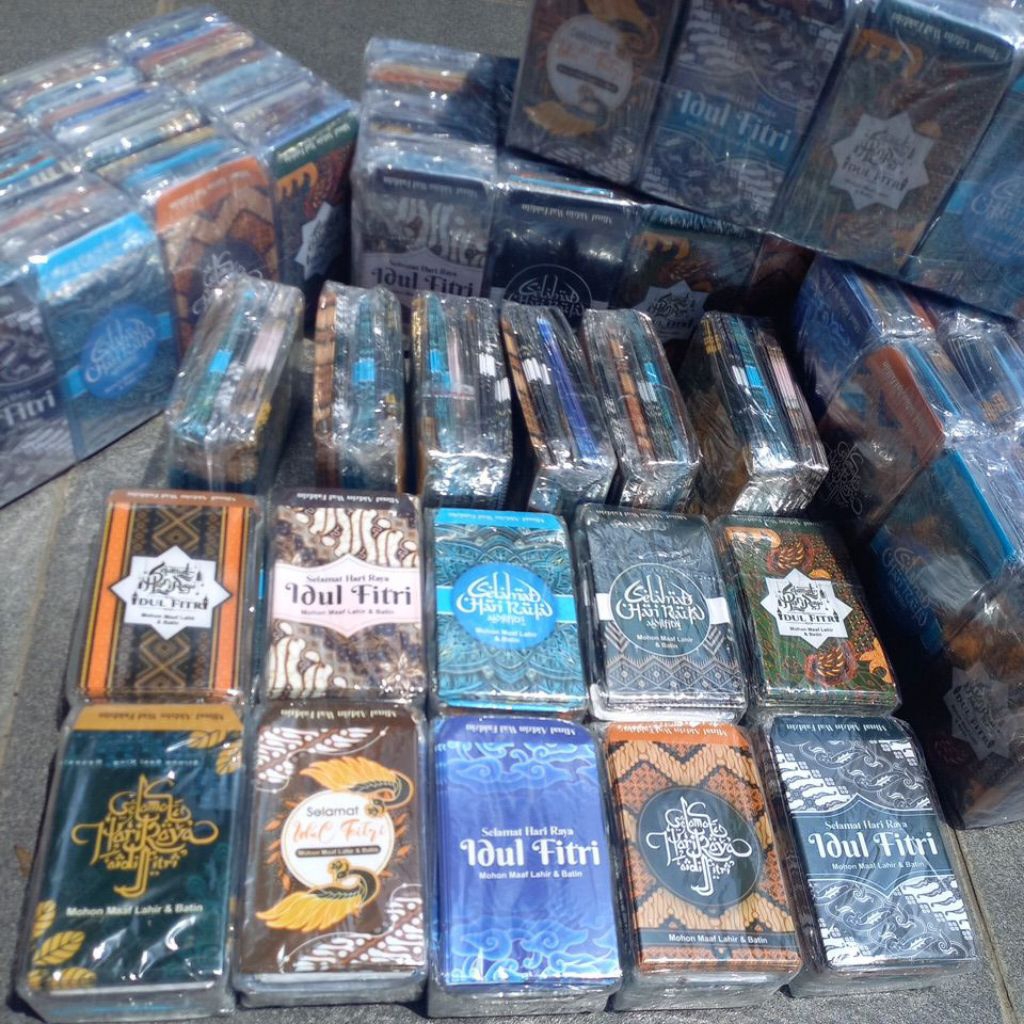 AMPLOP LEBARAN MOTIF BATIK TERBARU ISI 100PC