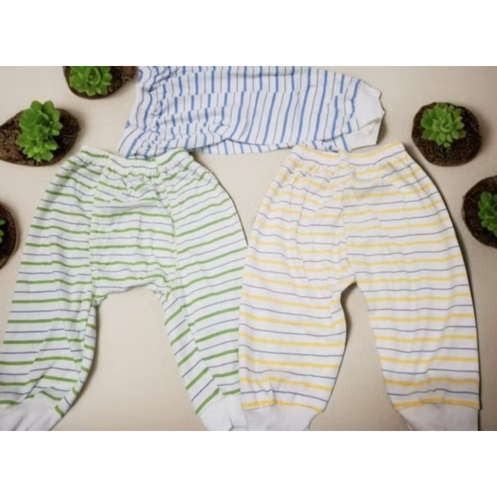 3Pc,Celana Panjang Pampers Bayi Baru Lahir
