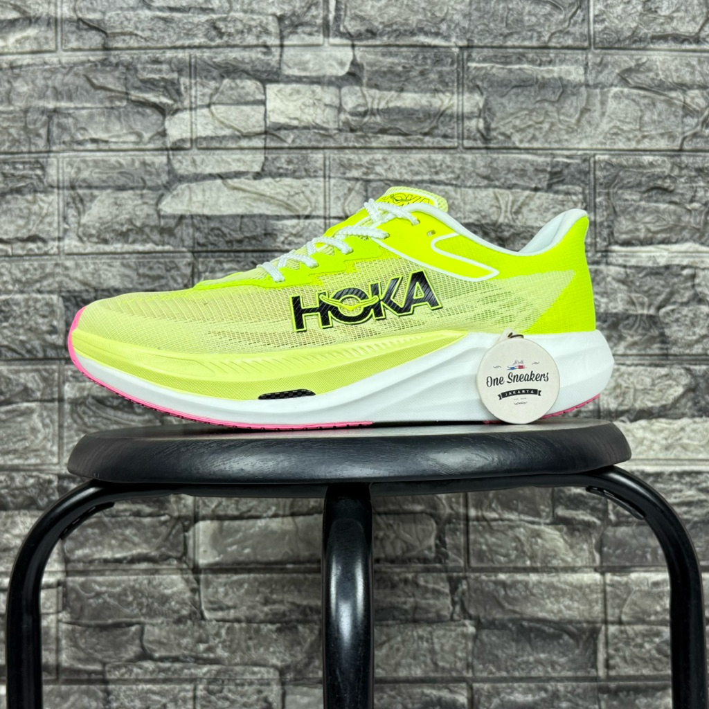 HOKA ONE ONE ROCKET X3 X 3 SUNLIGHT NEON