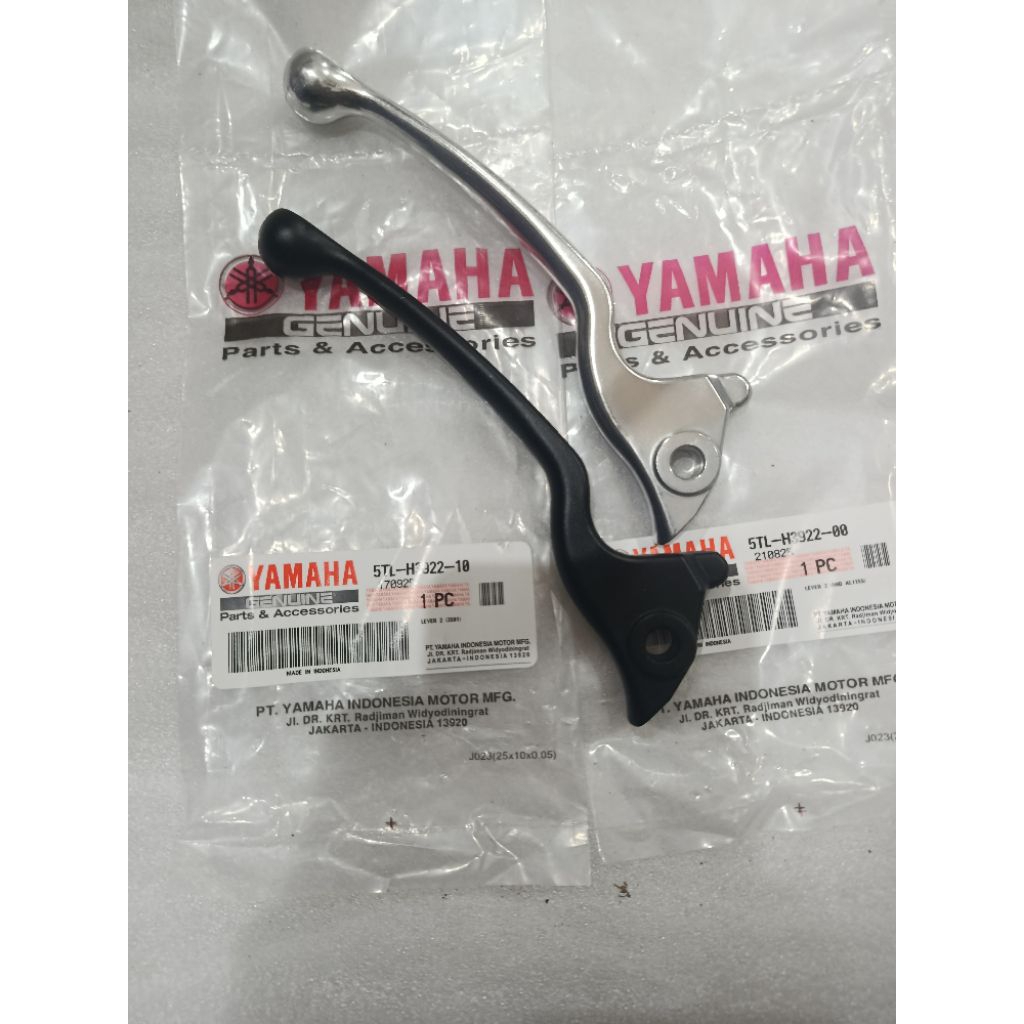 TUAS HANDLE REM KANAN HITAM&SILVER YAMAHA MIO SPORTY, SMILE, JUPITER, Z, JULITER MX, DLL. ORIGINAL Y
