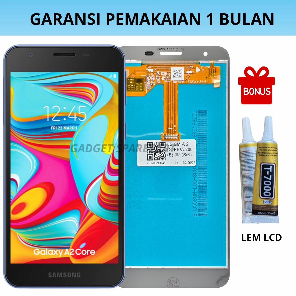 LCD SAMSUNG A2 CORE / LCD SAMSUNG A260 ORIGINAL