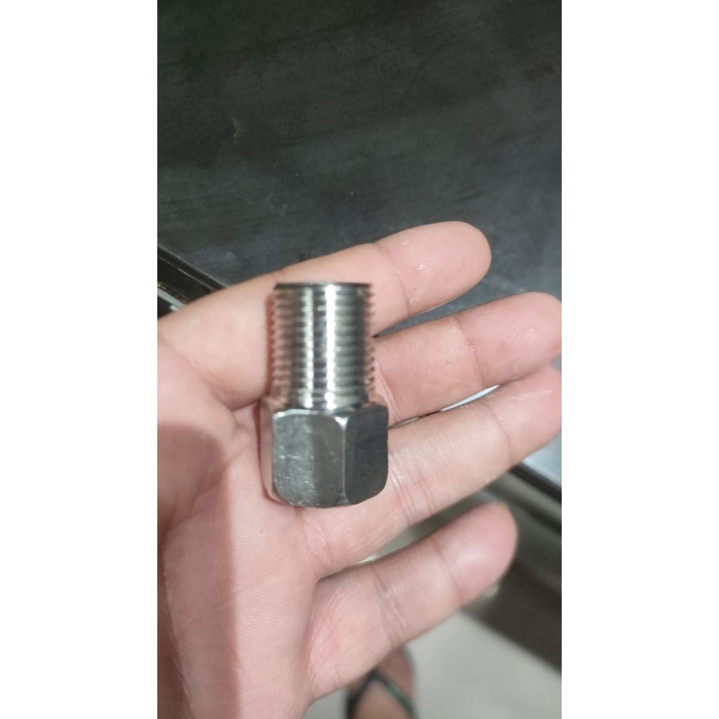 vlok sok drat panjang ½inch bahan stainless