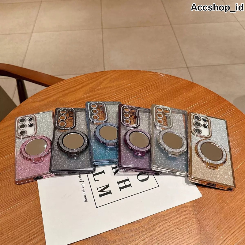 CASE CASING GLITTER LUXURY DIAMOND MIRROR FOR OPPO A1K A3S A3X A5 A5i A5S A5X A8 A9 A15 A16 A16K A17